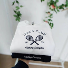 Load image into Gallery viewer, Making Disciples Tennis Club Premium Cotton Women&#39;s Sweatshirt
