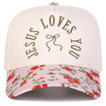 Load image into Gallery viewer, God's Gardener Spring/Summer Floral Cap
