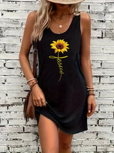 Load image into Gallery viewer, Jesus Sunflower Spring Dress
