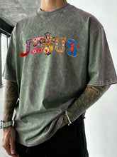 Load image into Gallery viewer, Jesus Saves Vintage Washed Cotton Tshirt
