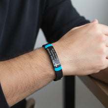 Load image into Gallery viewer, Matthew 19:26 All Things Are Possible Glow-In-The-Dark Bracelet
