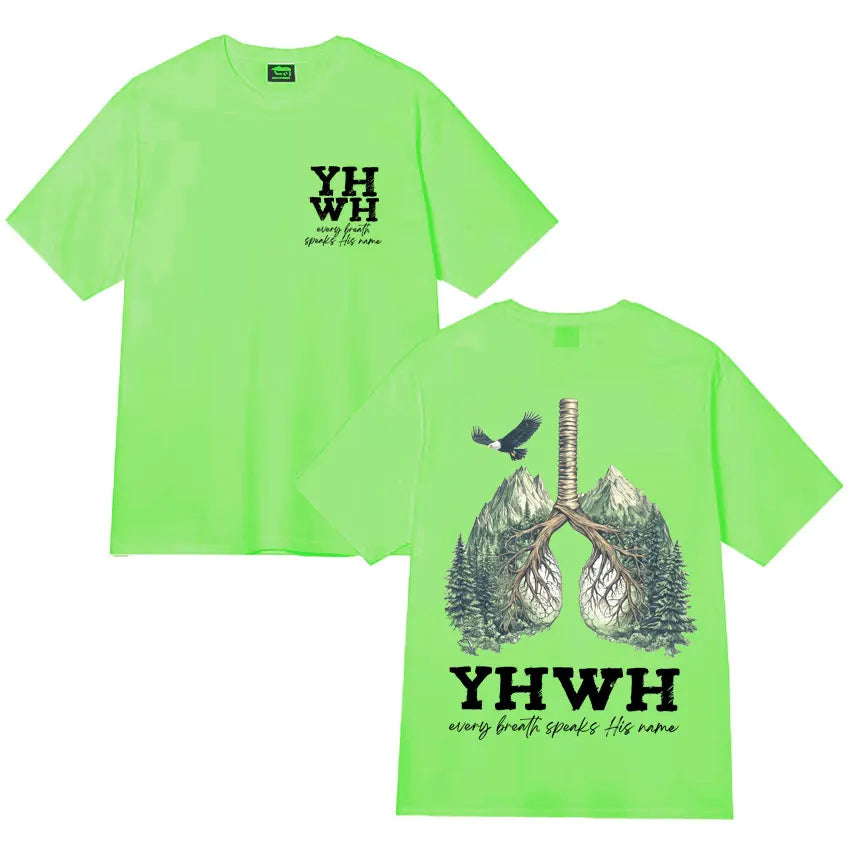 Yahweh YHWH Breath Of Life Cotton Tshirt