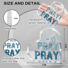 Load image into Gallery viewer, Pray, Pray, Pray Blue Desk Decor
