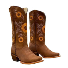 Load image into Gallery viewer, Sunflower Seeds of The Harvest Prairie Boots
