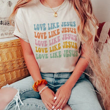 Load image into Gallery viewer, Love Like Jesus Vintage Cotton Tshirt
