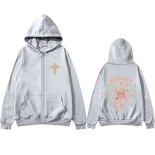 Load image into Gallery viewer, Pray Incessantly Fall Hoodie Jacket
