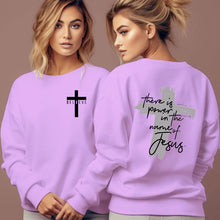 Load image into Gallery viewer, Believe In Power In The Name Of Yeshua Sweatshirt
