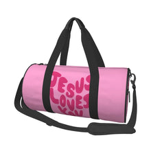 Load image into Gallery viewer, Jesus Loves You Gym Duffle Bag
