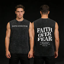 Load image into Gallery viewer, Psalm 118:6 Faith Over Fear Premium Cotton Tank
