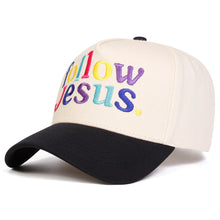 Load image into Gallery viewer, Follow Jesus Crayon Snapback

