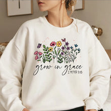 Load image into Gallery viewer, Grace Garden 2 Peter 3:18 Sweatshirt
