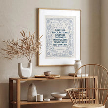 Load image into Gallery viewer, Galatians 5:22 Fruit of The Spirit Framed Poster
