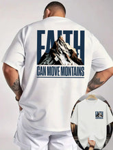 Load image into Gallery viewer, Faith Can Move Mountains Graphic Cotton Tshirt
