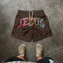 Load image into Gallery viewer, Jesus Saves Vintage Athletic Shorts
