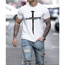 Load image into Gallery viewer, 3 Nails Cross Tshirt
