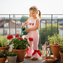 Load image into Gallery viewer, Strawberry Shortcake Spring Garden Harvest Romper
