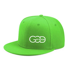 Load image into Gallery viewer, God Is Good Flat Bill Snapback
