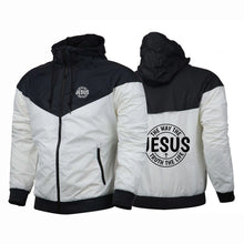 Load image into Gallery viewer, Way, Truth, Life Windbreaker
