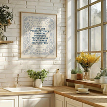 Load image into Gallery viewer, Galatians 5:22 Fruit of The Spirit Framed Poster
