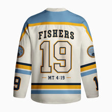 Load image into Gallery viewer, Fishers Of Men Matthew 4:19 Hockey Jersey
