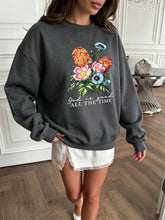 Load image into Gallery viewer, God Is Good All The Time Wildflower Cotton Fleece Sweatshirt
