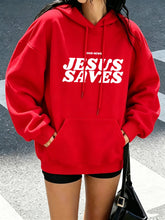 Load image into Gallery viewer, Good News Jesus Saves Cotton Fleece Hoodie
