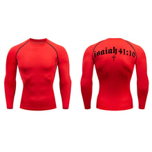 Load image into Gallery viewer, Isaiah 41:10 Fit Training Shirt (Short Sleeve and Long Sleeve Available)
