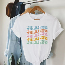 Load image into Gallery viewer, Love Like Jesus Vintage Cotton Tshirt
