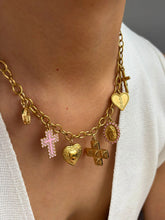Load image into Gallery viewer, Stainless Steel Cross Heart Choker
