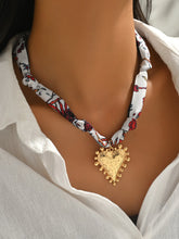 Load image into Gallery viewer, Conception Of The Heart Cross Scarf Fashion Necklace Collection
