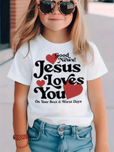 Load image into Gallery viewer, Good News! Jesus Loves You Tshirt
