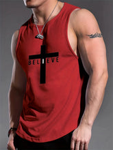 Load image into Gallery viewer, Believe In Salvation Cotton Casual Fit Tank
