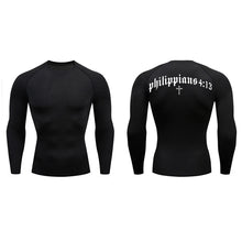 Load image into Gallery viewer, Philippians 4:13 Fit Training Shirt (Short Sleeve and Long Sleeve Available)
