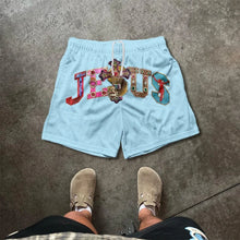 Load image into Gallery viewer, Jesus Saves Vintage Athletic Shorts
