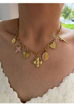 Load image into Gallery viewer, Stainless Steel Cross Heart Choker
