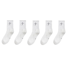 Load image into Gallery viewer, Just Believe It! Embroidered Cross Athletic Socks
