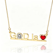 Load image into Gallery viewer, God Is Love Stainless Steel Necklace
