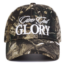 Load image into Gallery viewer, Glory To God Wilderness Camo Adjustable Cap
