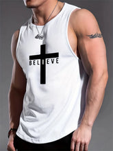 Load image into Gallery viewer, Believe In Salvation Cotton Casual Fit Tank

