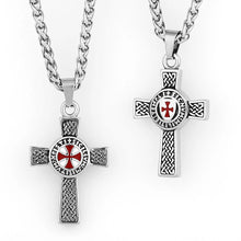 Load image into Gallery viewer, Full Armor Stainless Shield Cross Chain With Storage Box
