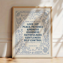 Load image into Gallery viewer, Galatians 5:22 Fruit of The Spirit Framed Poster
