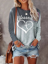 Load image into Gallery viewer, Blessed By The Love of Christ Long-Sleeve Top
