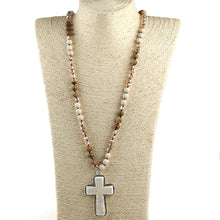 Load image into Gallery viewer, Native Desert Cross Bead Necklace Collection
