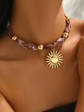 Load image into Gallery viewer, Conception Of The Heart Cross Scarf Fashion Necklace Collection
