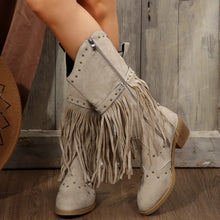 Load image into Gallery viewer, Remnant Rodeo Cowgirl Suede Boots
