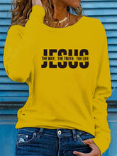 Load image into Gallery viewer, Way, Truth, Life 100% Cotton Fashion Pullover
