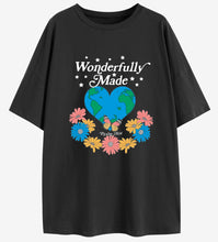 Load image into Gallery viewer, Psalm 139:14 Wonderfully Made Butterfly Cotton Tshirt
