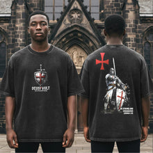 Load image into Gallery viewer, Joshua 1:19 Full Armor Premium Cotton Tshirt
