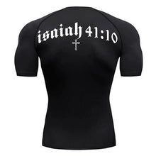 Load image into Gallery viewer, Isaiah 41:10 Fit Training Shirt (Short Sleeve and Long Sleeve Available)
