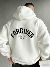 Load image into Gallery viewer, Psalm 32:1 Forgiven Premium Fleece Hoodie
